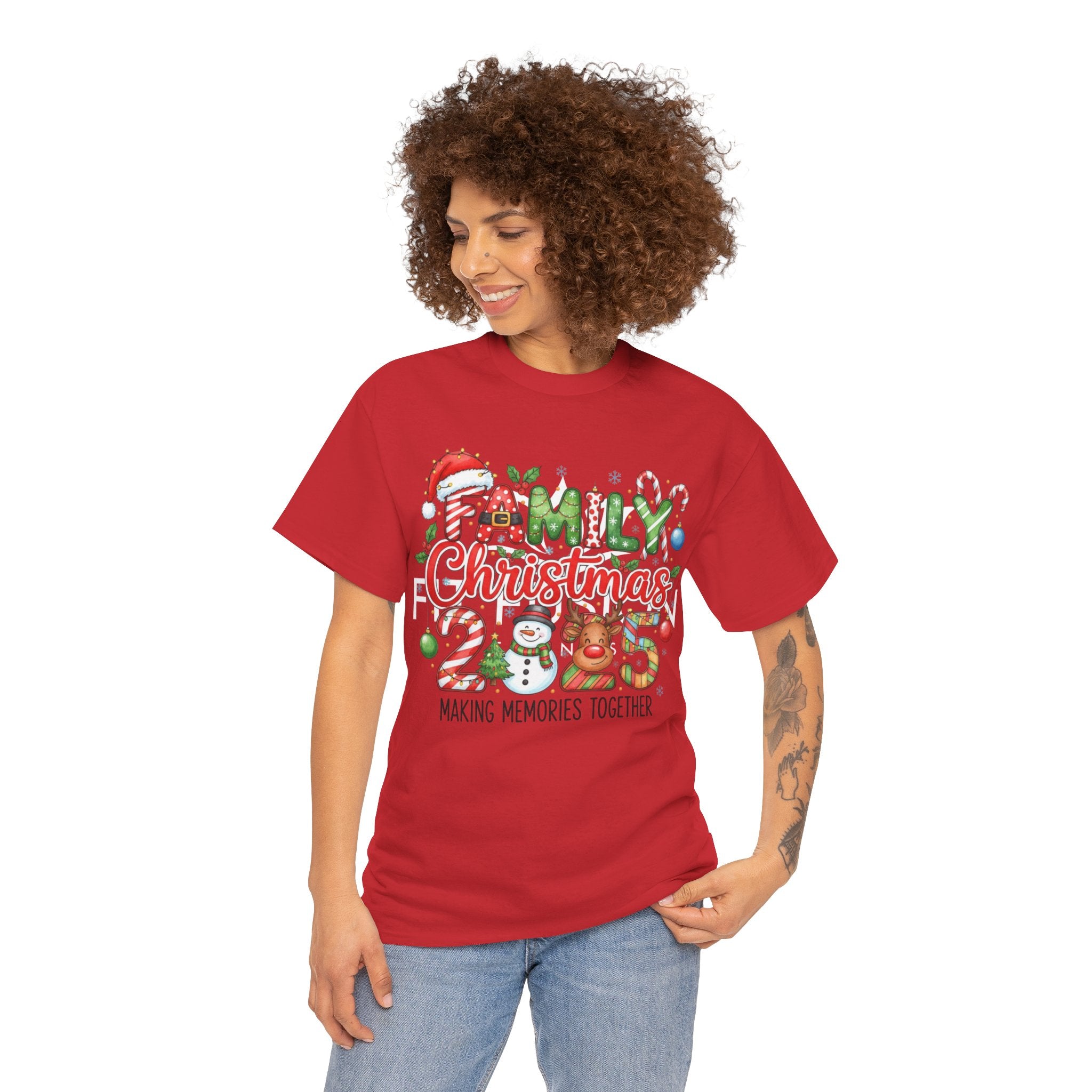 Family Christmas Tee 2025, Unisex Christmas T-Shirt, Holiday Family Gathering Shirt, Making Memories Together, Christmas Gift, Family [...]