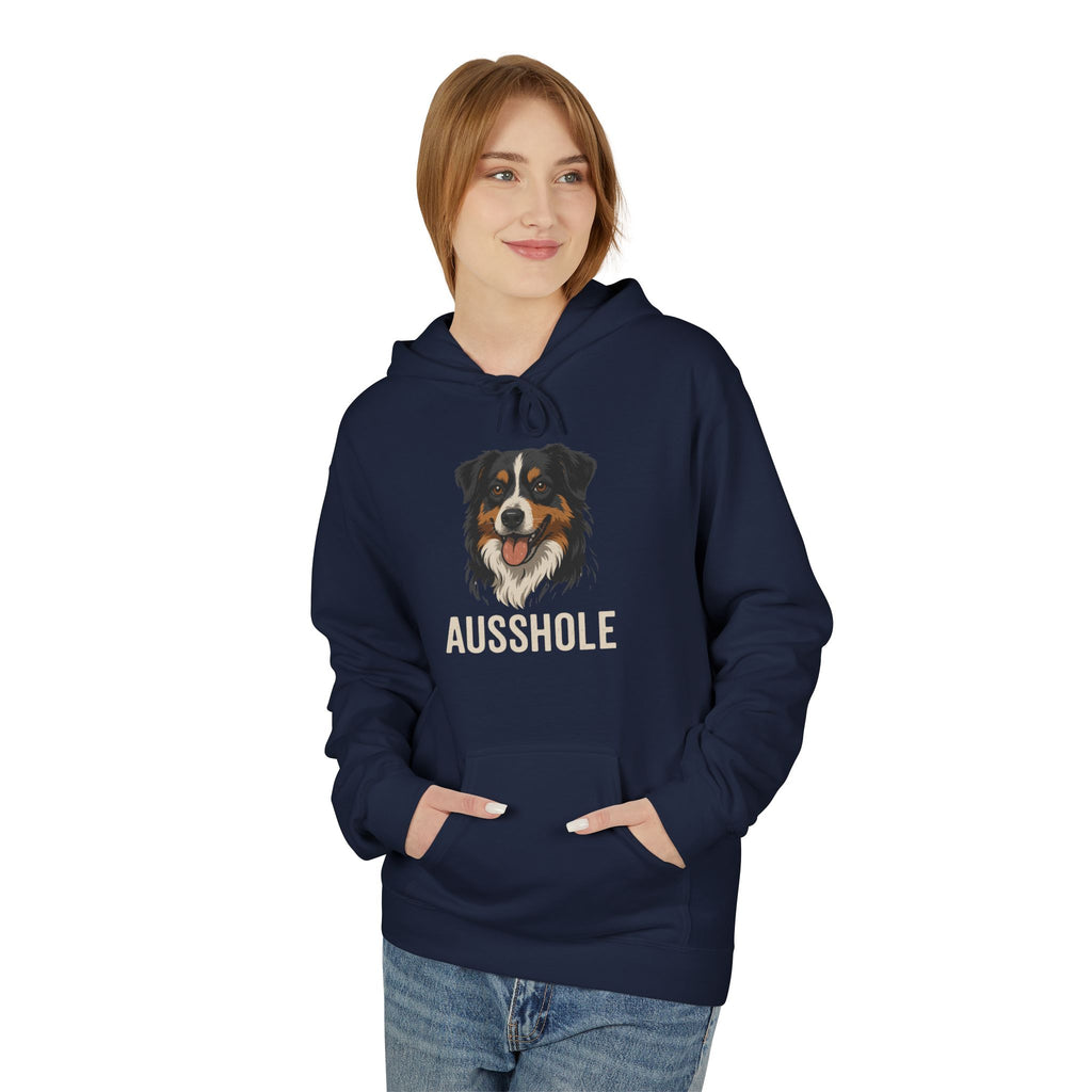 Funny Dog Owner Hoodie, Dog Lover Gift, Ausshole Hoodie, Animal Humor Sweatshirt, Unisex Pet Lover Apparel