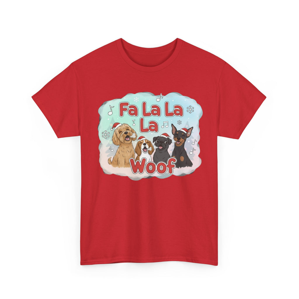 Holiday Dog Lover Tee - "Fa La La La Woof"
