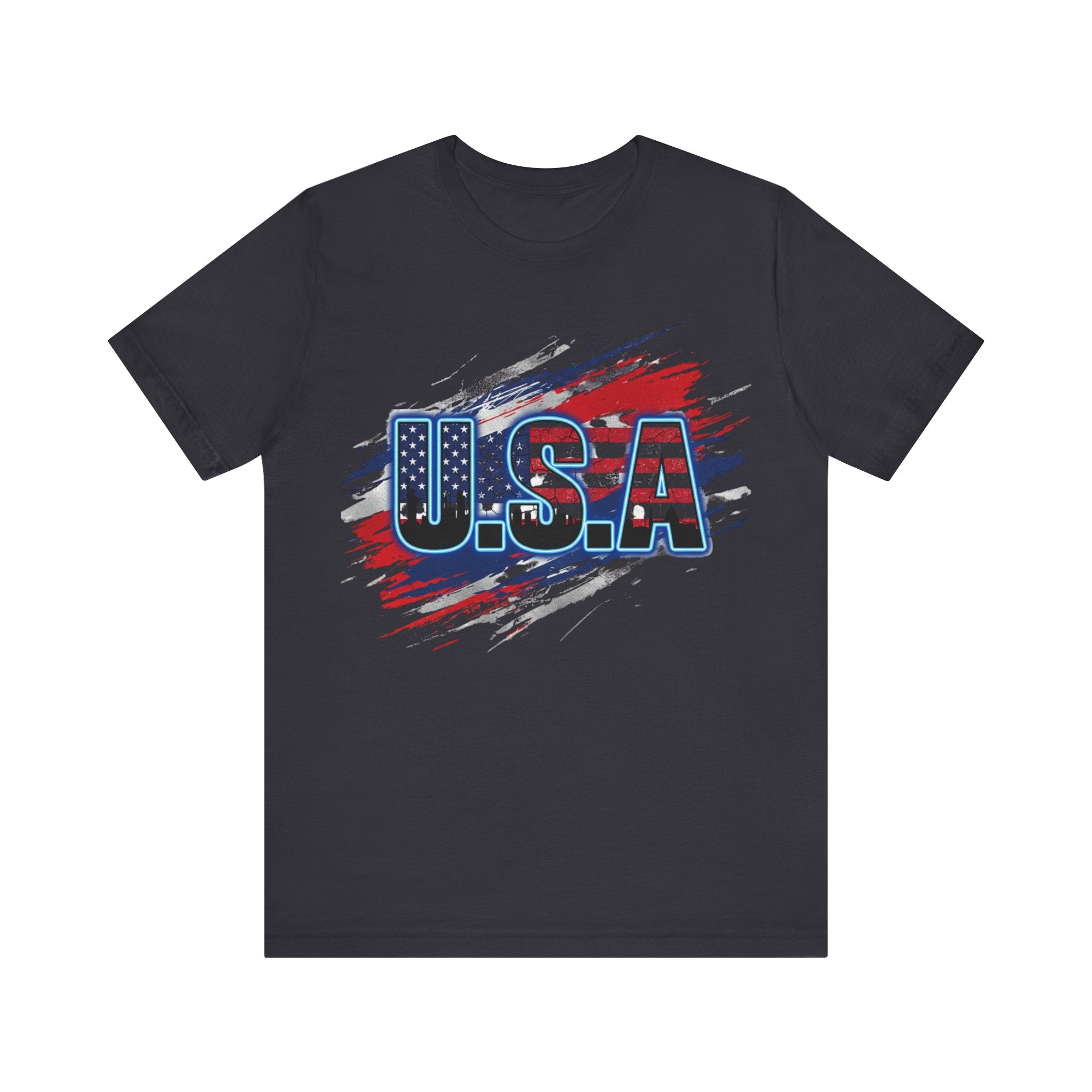 USA Patriotic Short Sleeve Tee | Perfect for Independence Day, Memorial Day, BBQs, Family Gatherings, Casual Outings