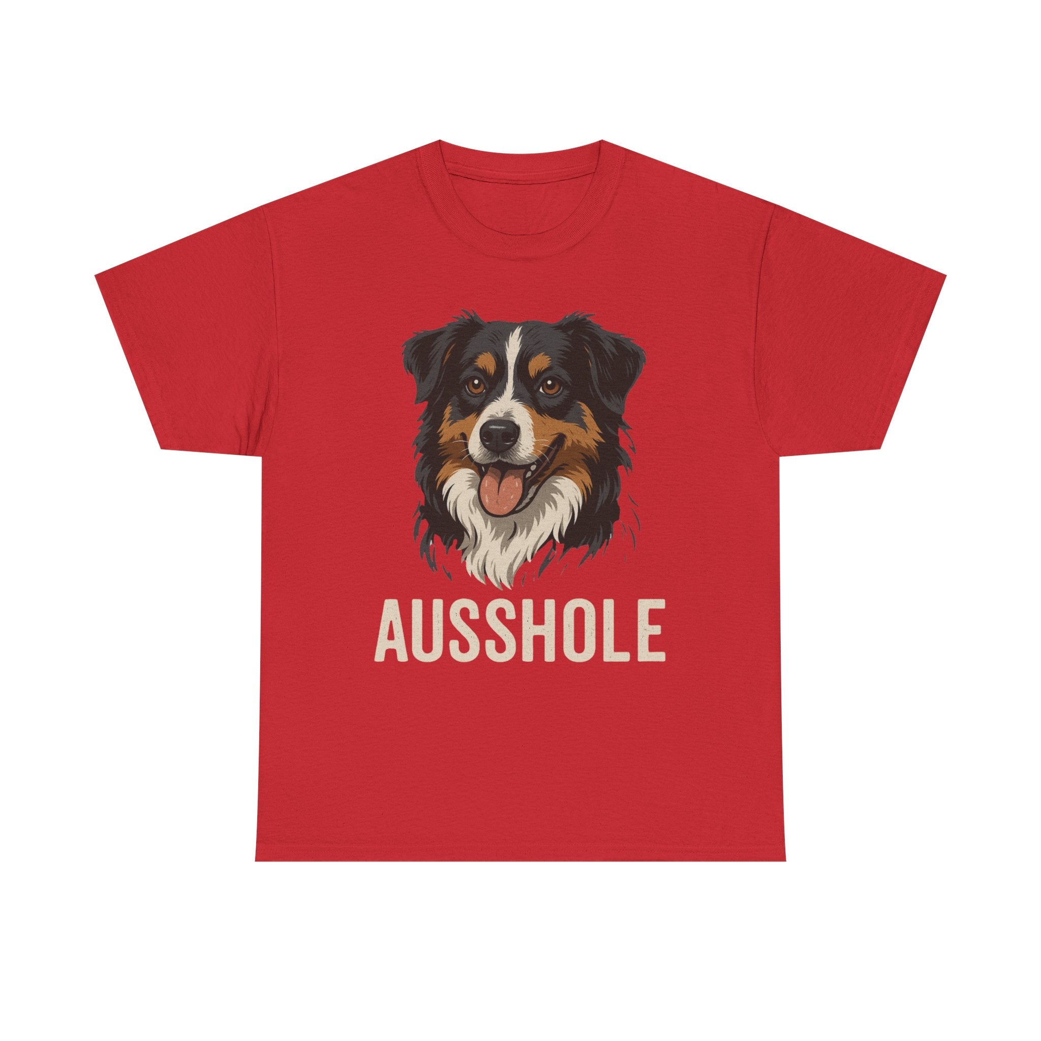 Funny Dog Lover Tee, Unisex Heavy Cotton T-Shirt, Aussie Humor Gift, Pet Owner Apparel, Cute Canine Shirt, Dog Owner Present