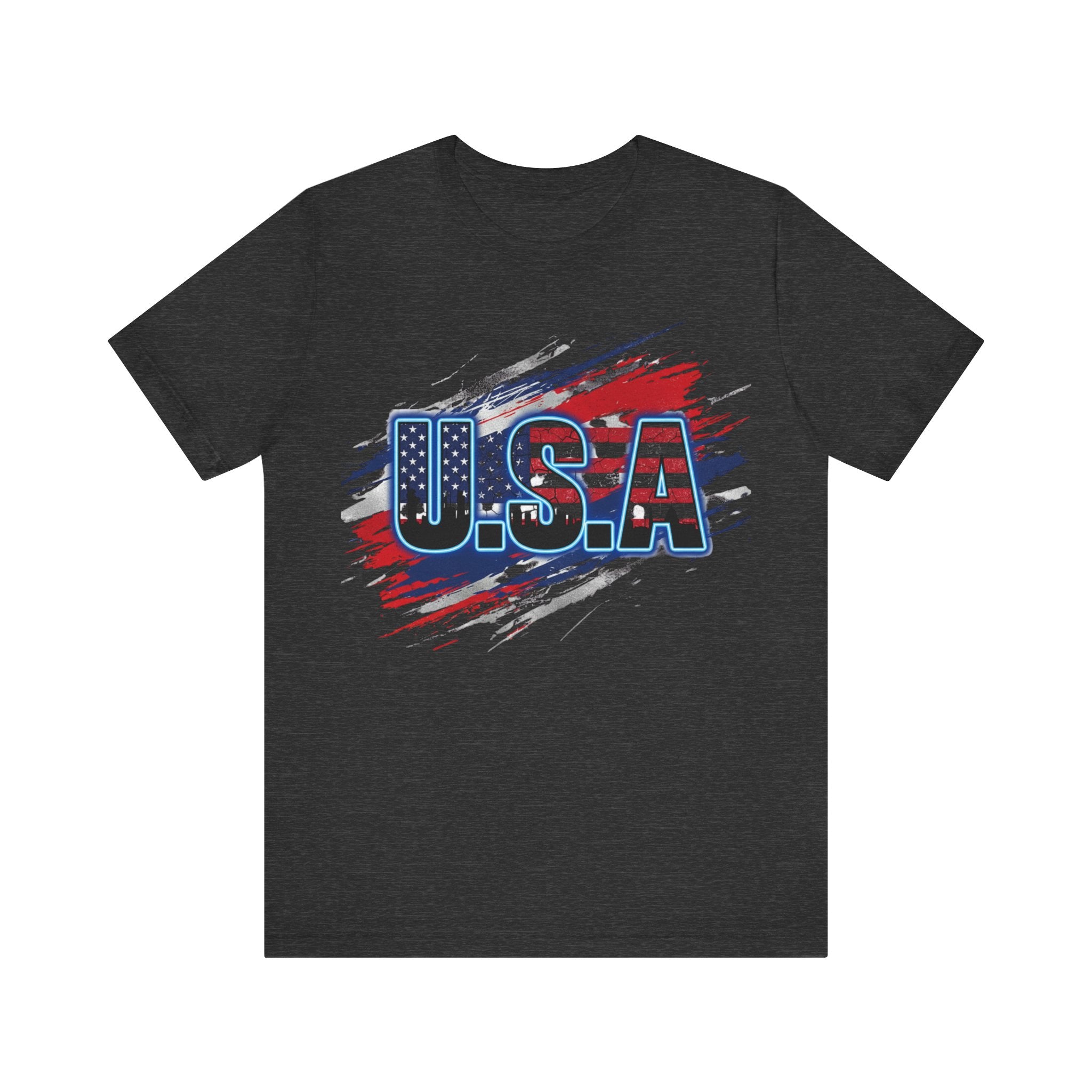 USA Patriotic Short Sleeve Tee | Perfect for Independence Day, Memorial Day, BBQs, Family Gatherings, Casual Outings