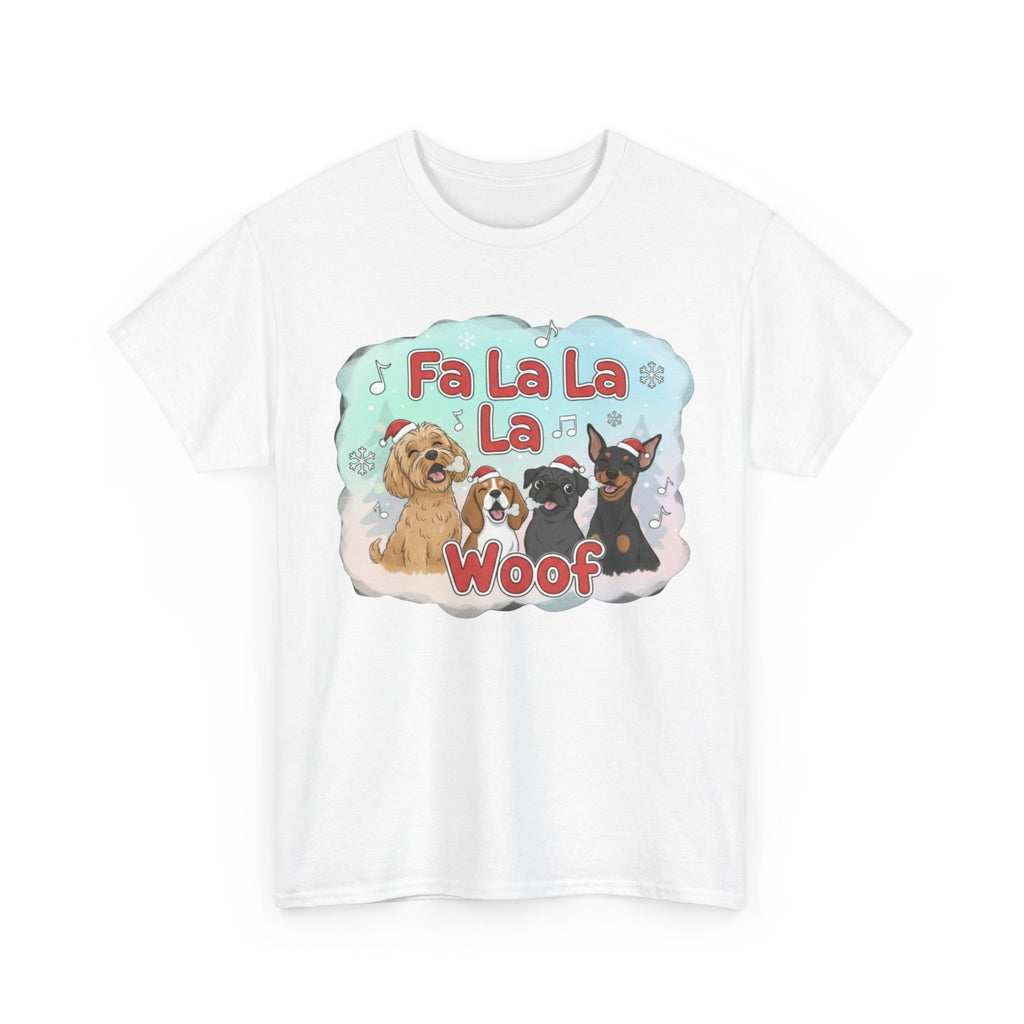 Holiday Dog Lover Tee - "Fa La La La Woof"