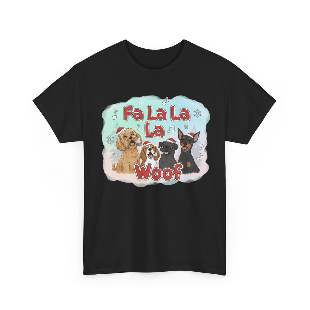 Holiday Dog Lover Tee - "Fa La La La Woof"