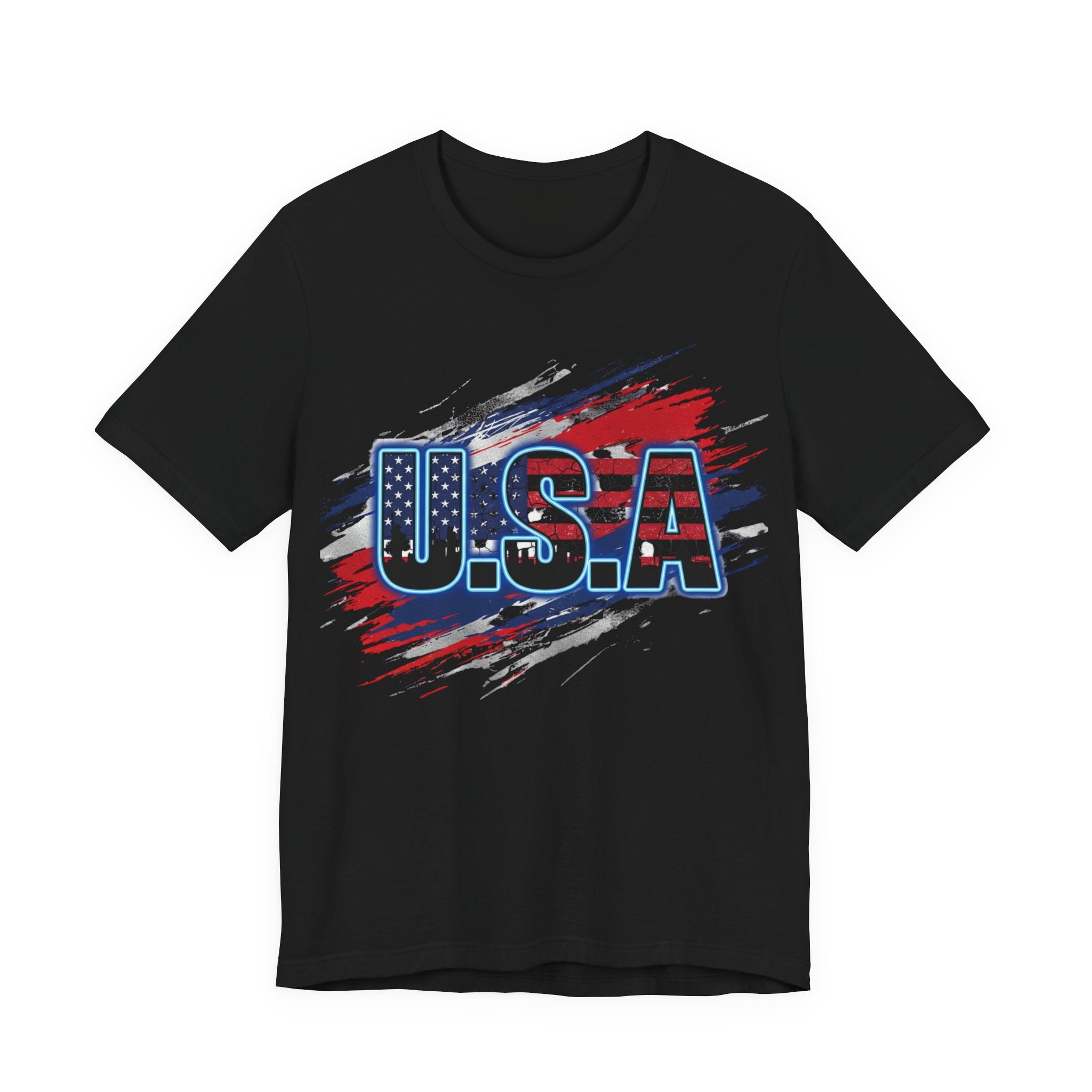 USA Patriotic Short Sleeve Tee | Perfect for Independence Day, Memorial Day, BBQs, Family Gatherings, Casual Outings