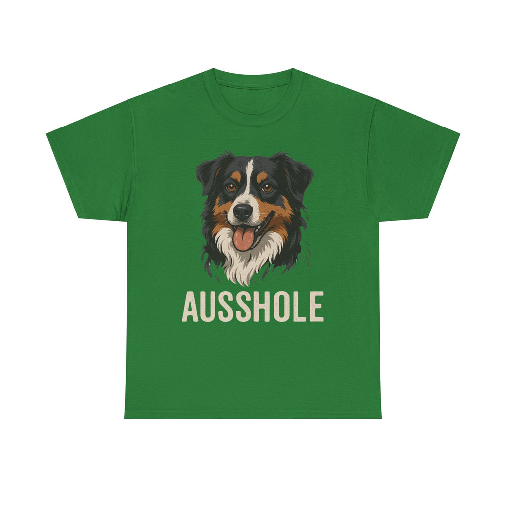 Funny Dog Lover Tee, Unisex Heavy Cotton T-Shirt, Aussie Humor Gift, Pet Owner Apparel, Cute Canine Shirt, Dog Owner Present