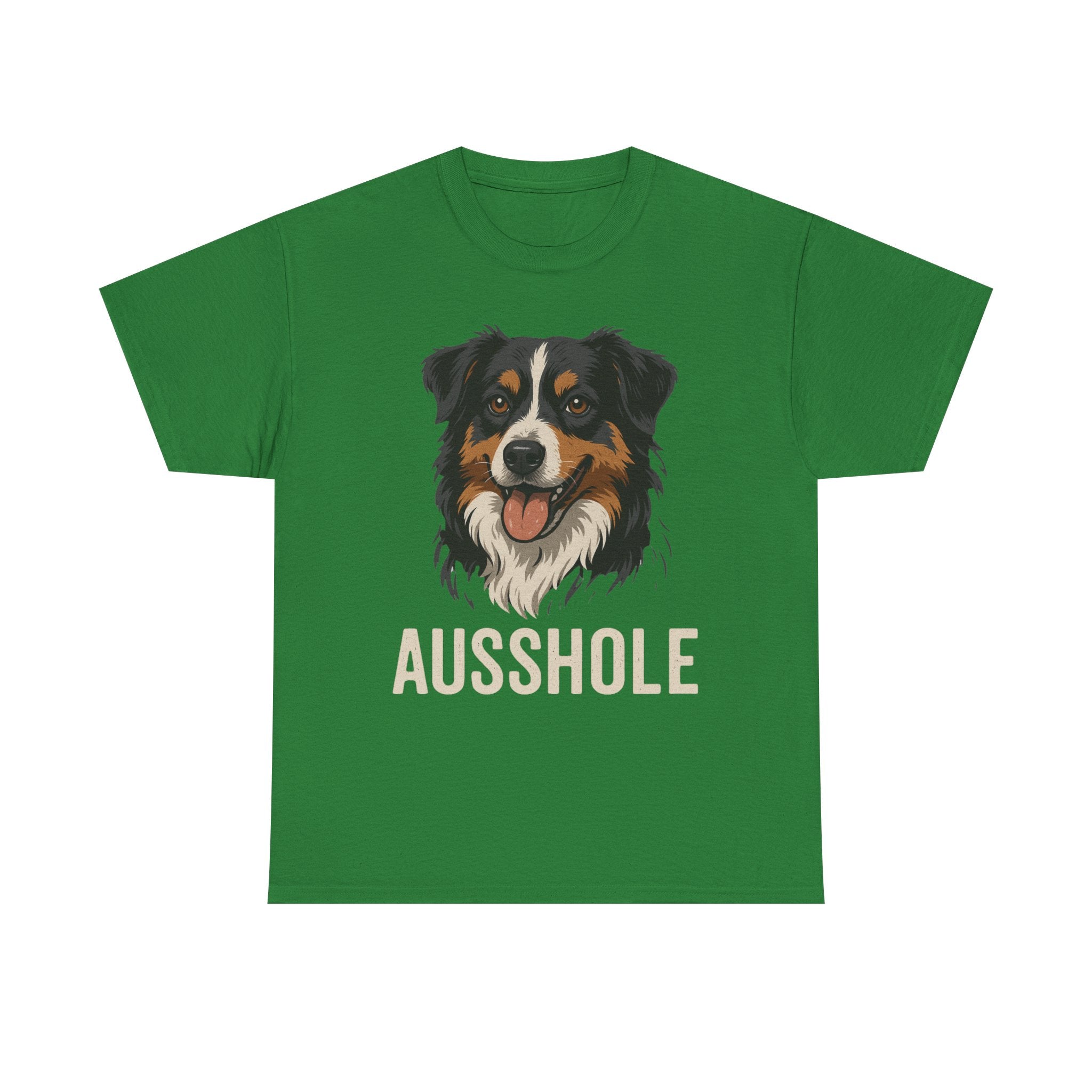 Funny Dog Lover Tee, Unisex Heavy Cotton T-Shirt, Aussie Humor Gift, Pet Owner Apparel, Cute Canine Shirt, Dog Owner Present
