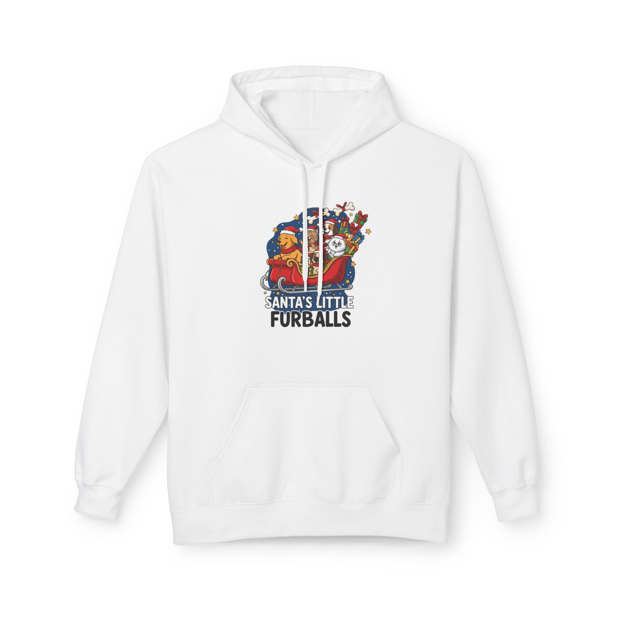 Fun Fleece Hoodie with Colorful Graphic