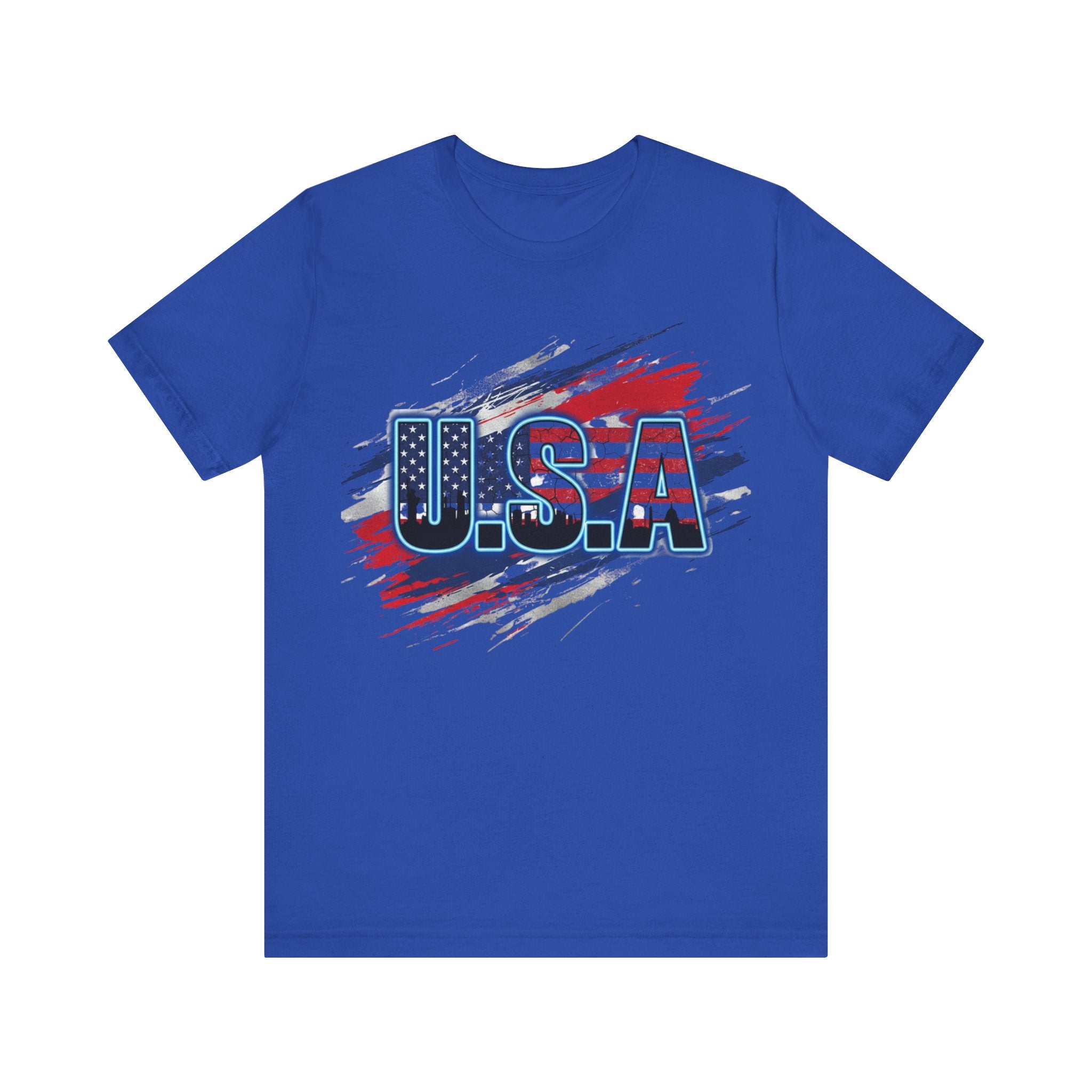USA Patriotic Short Sleeve Tee | Perfect for Independence Day, Memorial Day, BBQs, Family Gatherings, Casual Outings