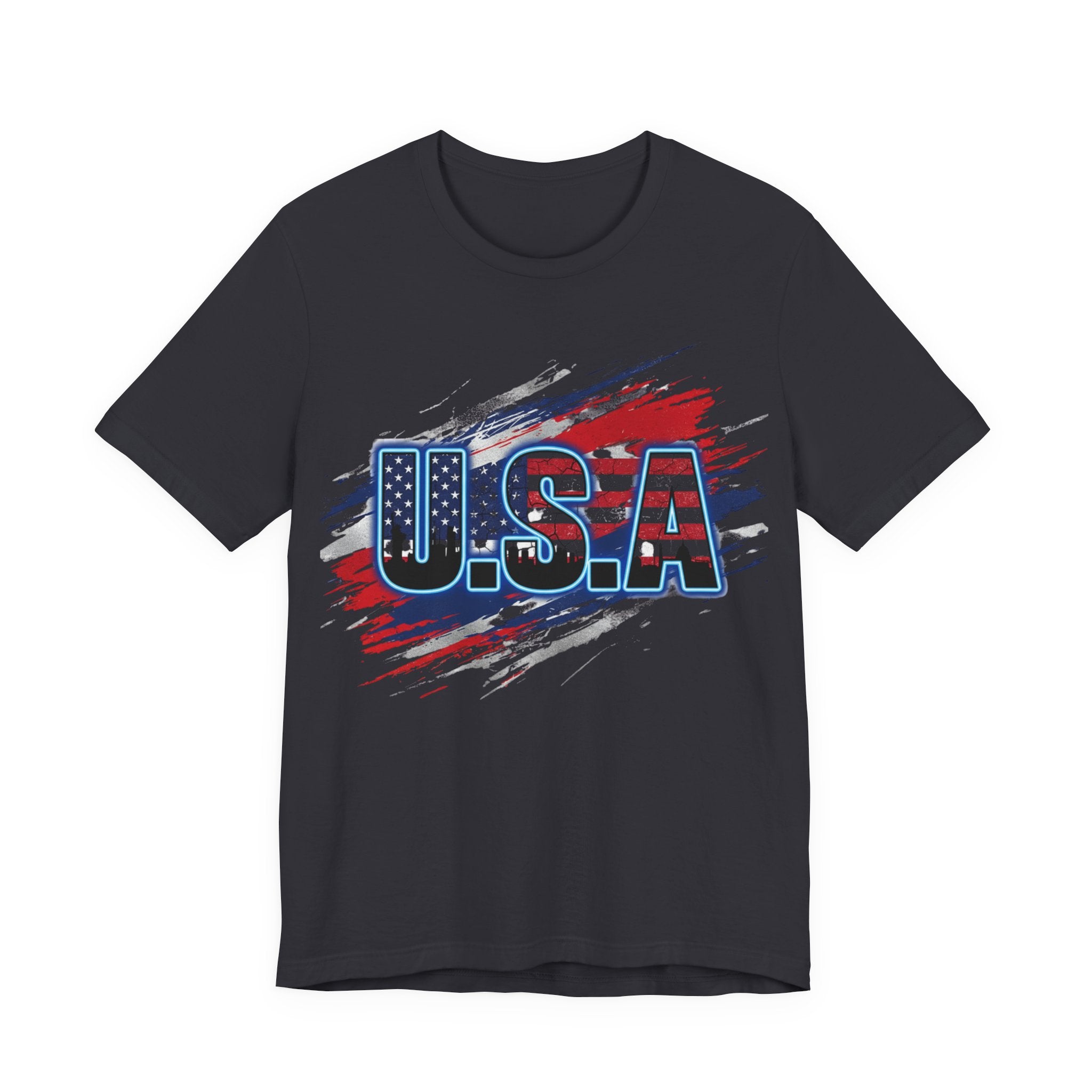 USA Patriotic Short Sleeve Tee | Perfect for Independence Day, Memorial Day, BBQs, Family Gatherings, Casual Outings