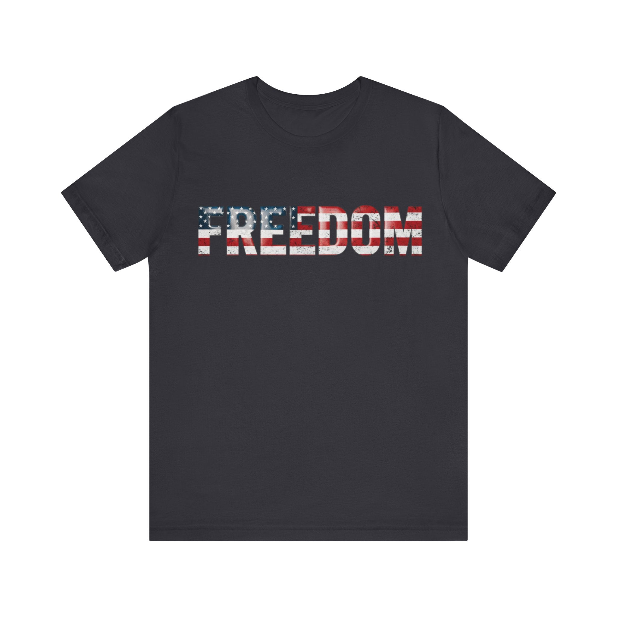 Patriotic Freedom Tee, Unisex T-Shirt, USA Flag Shirt, American Freedom Shirt, Gift for Independence Day, Casual Wear