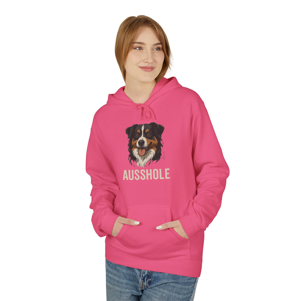 Funny Dog Owner Hoodie, Dog Lover Gift, Ausshole Hoodie, Animal Humor Sweatshirt, Unisex Pet Lover Apparel
