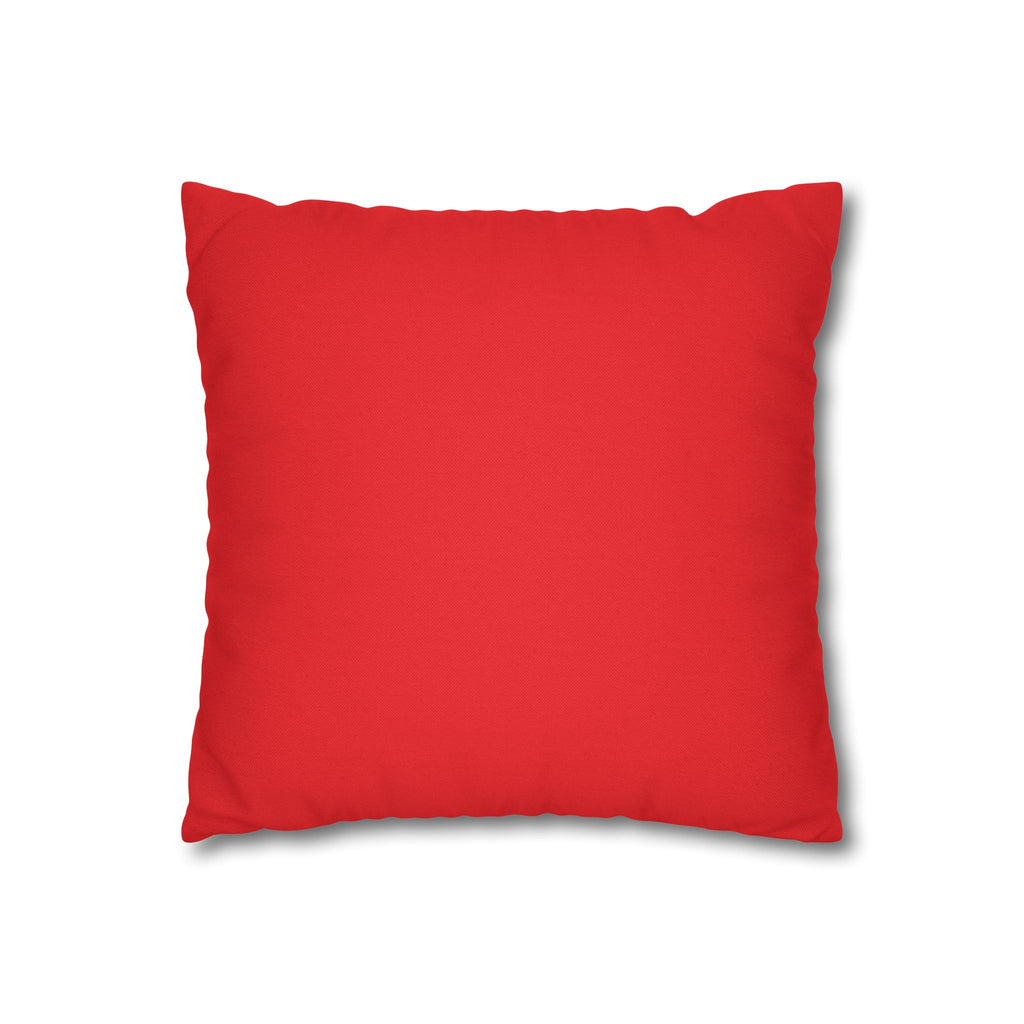 Happy Holidays Decorative Pillowcase, Red