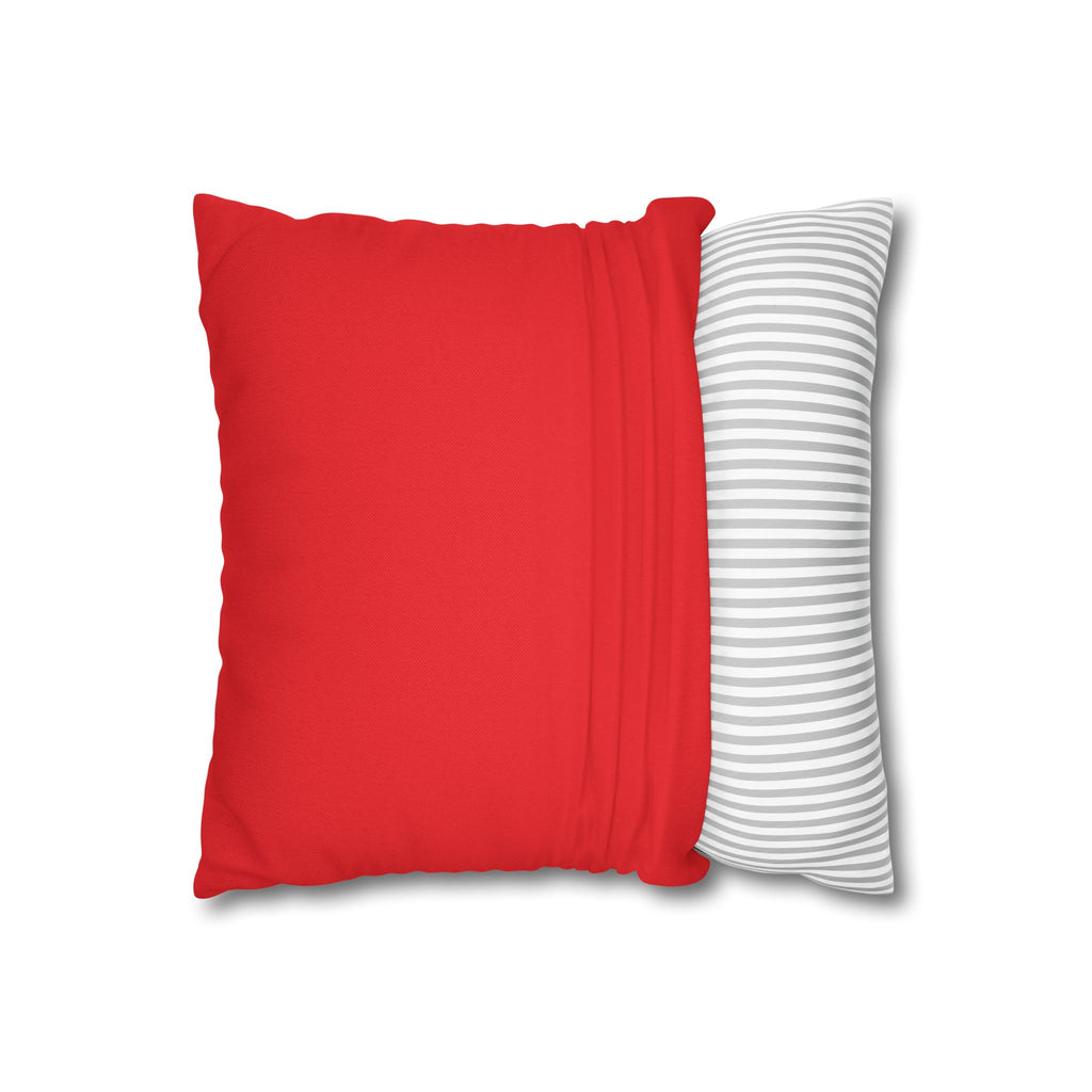 Happy Holidays Decorative Pillowcase, Red