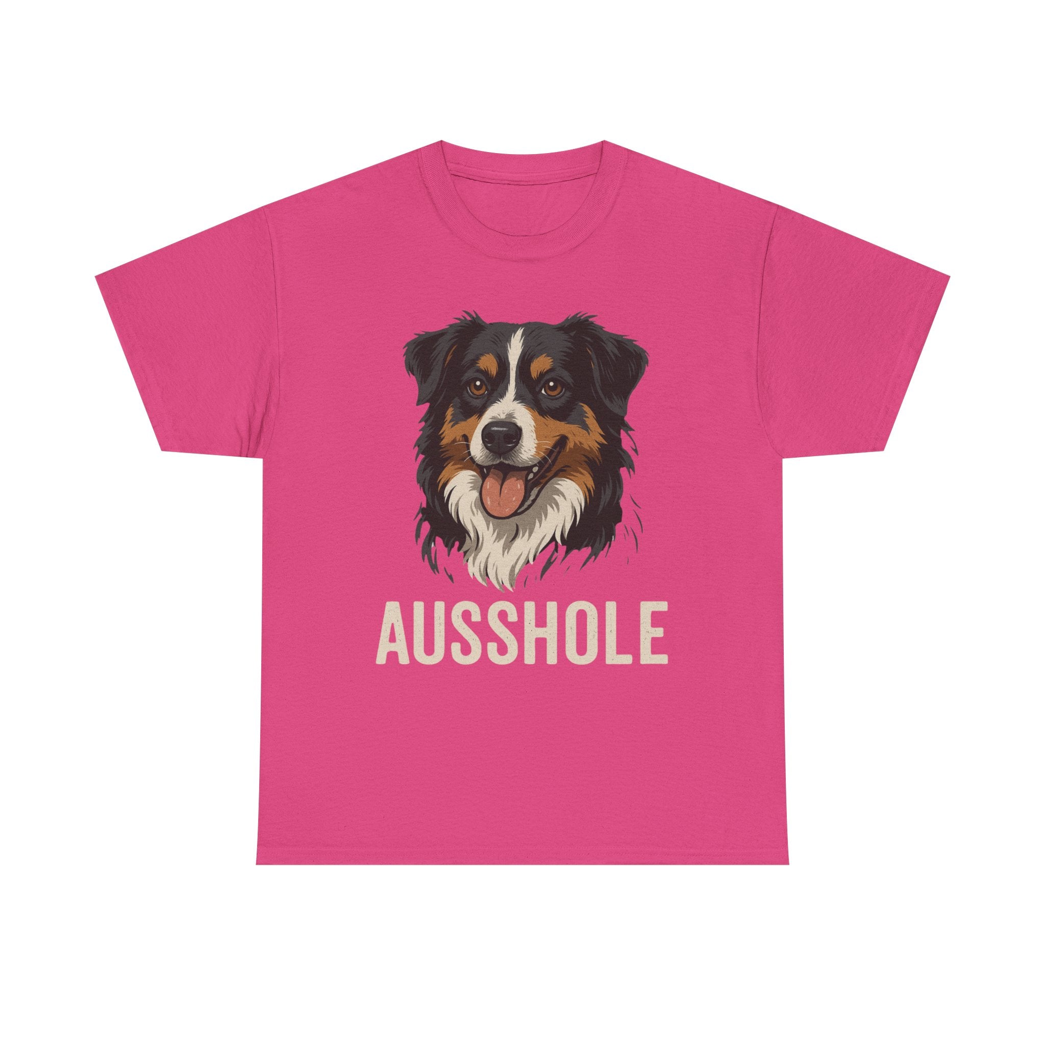 Funny Dog Lover Tee, Unisex Heavy Cotton T-Shirt, Aussie Humor Gift, Pet Owner Apparel, Cute Canine Shirt, Dog Owner Present