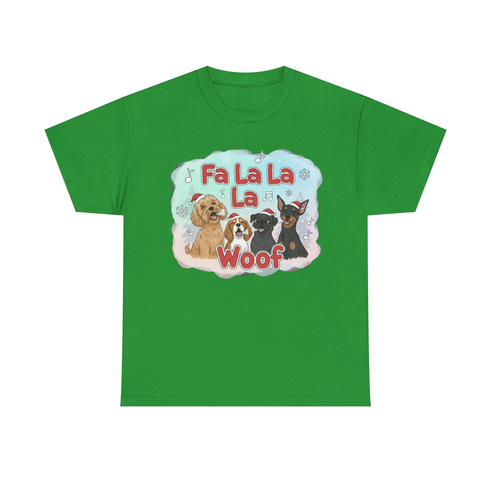 Holiday Dog Lover Tee - "Fa La La La Woof"
