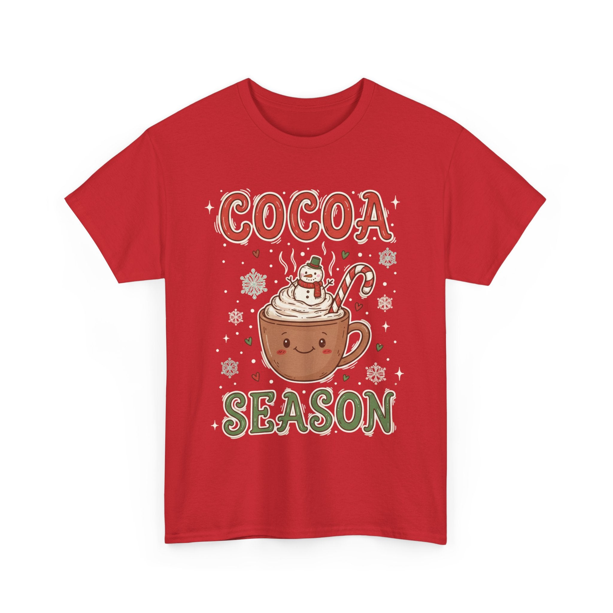 Cocoa Season Christmas Shirt – Cute Hot Cocoa Holiday Tee